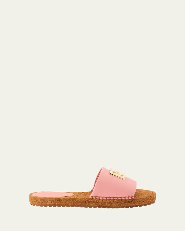 DG Medallion Napa Espadrille Sandals